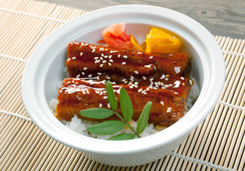 japanese food roast eel ( unagi