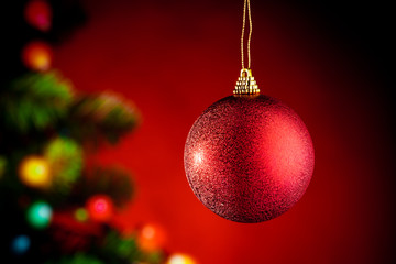 red Christmas decoration