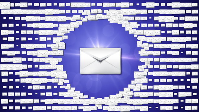 Letter and eMail Concept, LOOP - HD1080