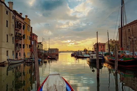 Fototapeta Alba a Chioggia - Venezia