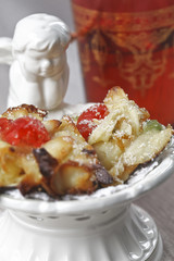 Florentiner-Gebäck mit kandierten Kirschen