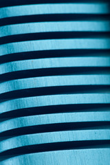 abstract metallic radiator