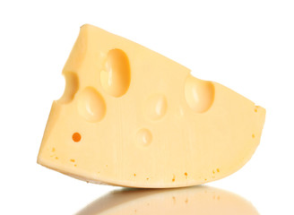 Сheese isolated on white