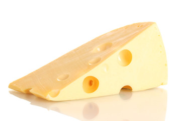 Сheese isolated on white