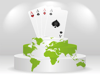 poker element - aces