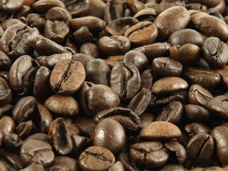 Coffee beans background