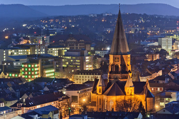 Kaiserslautern bei Nacht