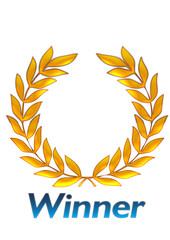 Winner - Lorbeerkranz Gold . 1. Platz Auszeichnung