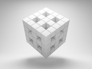 Design geometry of the cubes