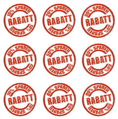 Rabatt Stempel