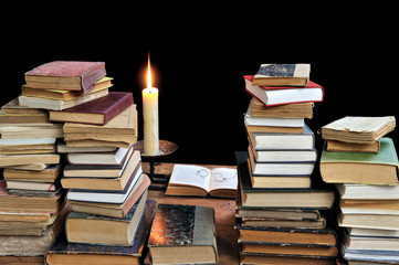 lecture de livres et manuscrits ancien