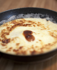cuisson de crêpe dans ne poele