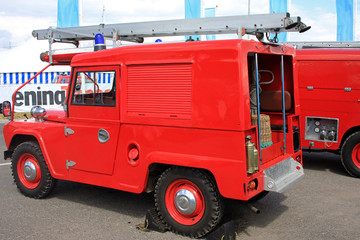 vintage fire engine