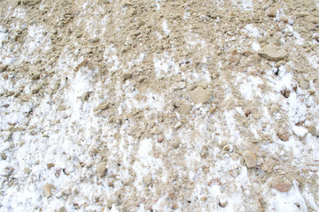 Dirt and Snow Background