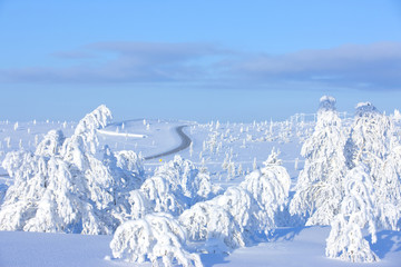 Winter in the finland