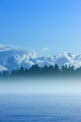 Winter in the finland