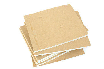 brown cover notebook recycle paper