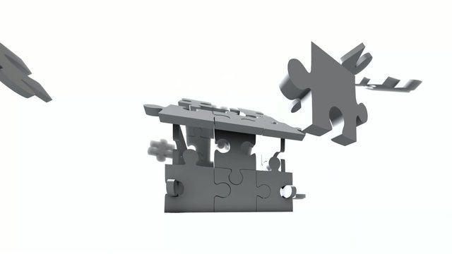 Puzzle-Haus 360 Grad
