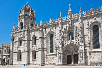 Fototapeta na wymiar Mosterio dos Hieronimitów, Lizbona, Portugalia