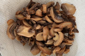 Champignons aus der Dose
