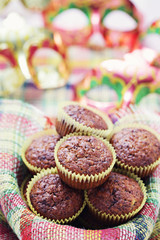 banana and chocolate muffins