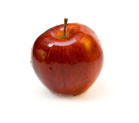 a big apple on white