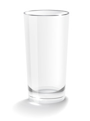 Empty glass мусещк illustration