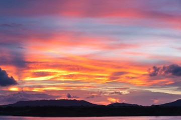 coucher de soleil sur Nosy-Be