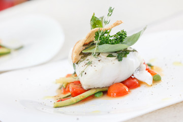 fish with vegetables