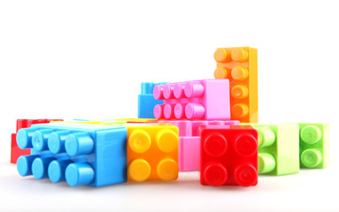 Plastic building blocks