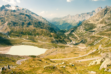 View to Swiss Alps, Sustenpass