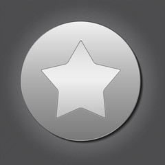 Metal plate with star