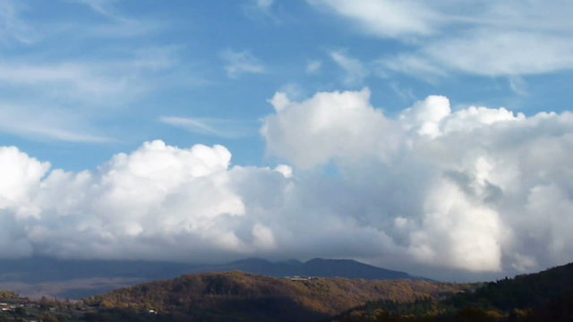 clouds over the Amiata National park, Italy