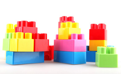 Plastic building blocks
