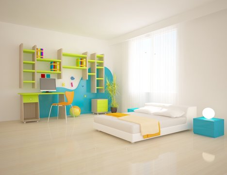 colored children room
