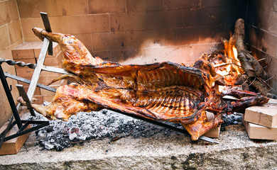 Sardinian barbecue - obrazy, fototapety, plakaty