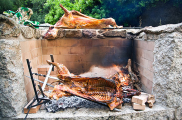 Sardinian barbecue