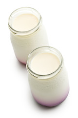 yogurt in glass jar