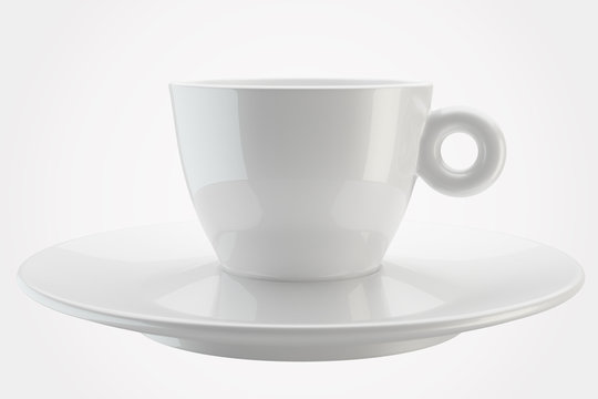 Illy cup on white