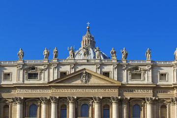 Fototapeta na wymiar Świętego Piotra w Watykanie, Rzym
