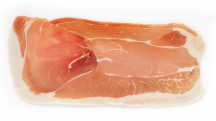 prosciutto meat slice