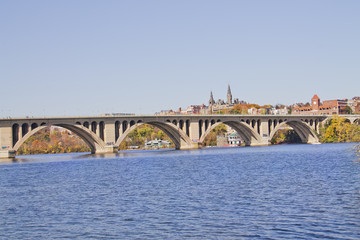 Georgetown Bridge, Washington DC , Potomac River