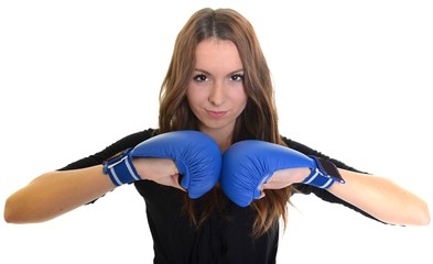 femme boxeur