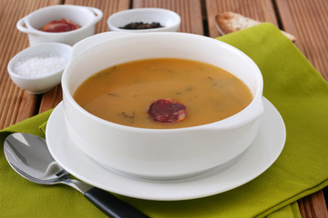soup with sausage