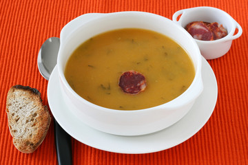 soup with sausage