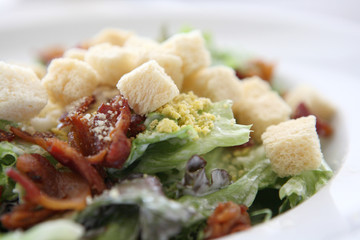 ceacar salad in close up