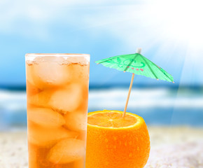 Cocktail on a beach