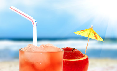 Cocktail on a beach