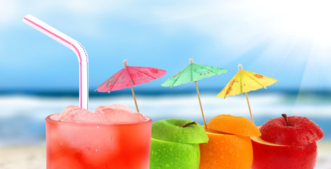 Cocktail on a beach