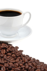 Coffee cup and grain